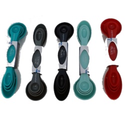 Measuring Spoons Set 4pc. Snap Fit Ass't Colours Mainstays