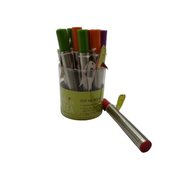 Tea Infuser Assorted Colours Clic Danesco - each sold individually
