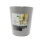 Bath Accessories Set 4pcs. Soft Silver Mainstays