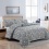 Comforter Set 4PC – Jacquard / Grey Queen