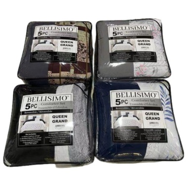 Comforter Set 5PC – Assorted Prints Queen