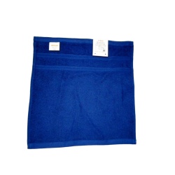 Cotton Face Towel 13 x 13" Navy Blue Atman"