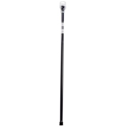 Curtain Rod Matte Black 42-72, 22/25 dia, hanger Bodico"