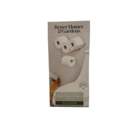 Toilet Paper Holder w/Storage Satin Nickel Wall Mount Better Homes & Gardens