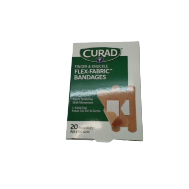 Finger & Knuckle Bandages Flex Fabric 20pk. Curad