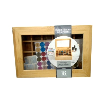 Essential Oil Organizer Bamboo 24 Slots Better Homes & Gardens