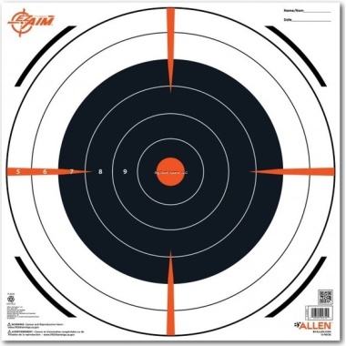 Paper Target 12 EZ Aim Bullseye 13Pk Allen
