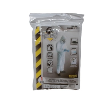 Disposable Coverall Polypropylene Medium w/Hood