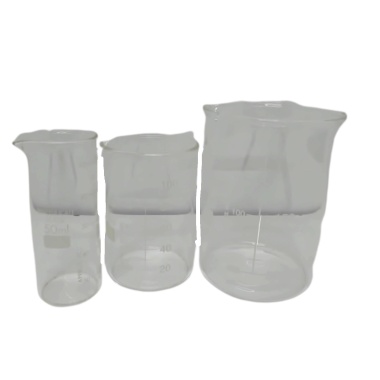 Borosilicate Flasks 3pc. Set 50mL, 100mL, 250mL