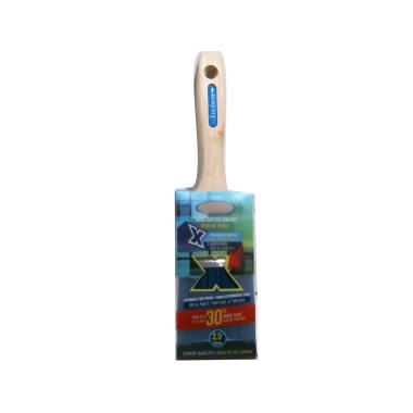 Paint brush 2.5 inch oval cutter synthetic bristles