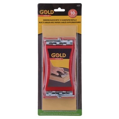sanding block with 10 pc sandpaper