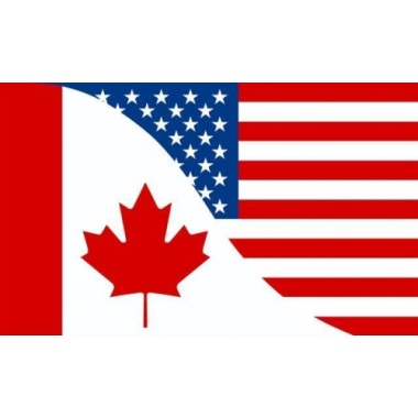 Flag Canada/USA friendship 3x5Ft
