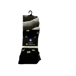 Dress Socks 3pk. The Original Ben Sherman Assorted