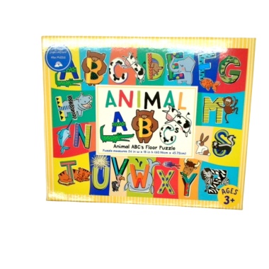 Animal ABC's Floor Puzzle 60pcs. 24 x 18