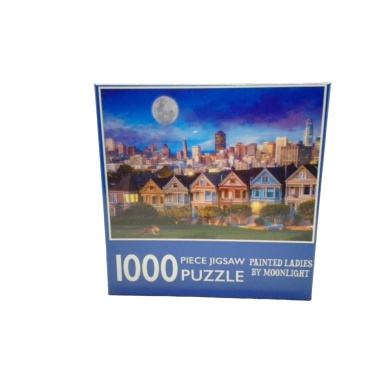 Jigsaw Puzzle 1000pc. Painted Ladies By Moonlight
