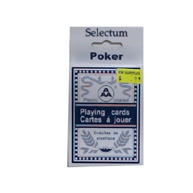 Playing Cards Poker Size in Hanging Box
