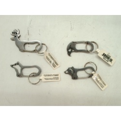 Animal Shaped Carabiner 2 Stainless Steel Assorted - each sold individually"