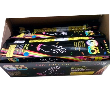 Neon Glo Bracelet 2pc.  8  48/display
