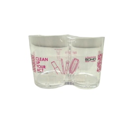 Cosmetic Brush Organizing Cups Clear Plastic