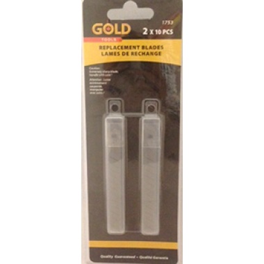 Replacement blades 2 pack - 10 pc per pack - 9mm blades