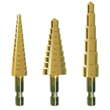 Drill bit set 3 pc step