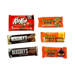 Chocolate Bars Assorted King Size Hershey's, Reese's, Kit Kat - each sold individually