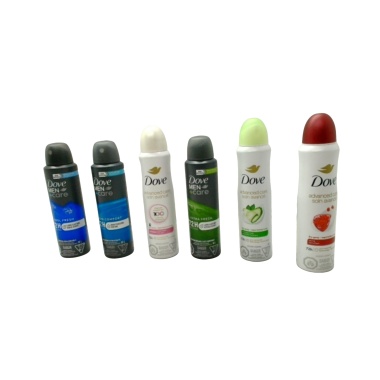 Dove Deodorant Spray 107g. Assorted