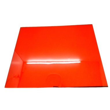 Plastic Sheet Red Transparent 21.75 x 26.5