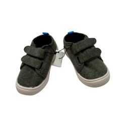 Boy's Toddler Casual Canvas Shoes Grey Assorted Sizes Coxist
