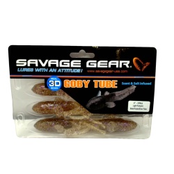 Hollow Tube Lure Black Purple Silver Flake Savage Gear