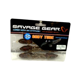 Hollow Tube Lure Watermelon Red Black Flake 3 1/2 - 1/4oz. Savage Gear"