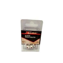 Jig Heads Red Eye 1/4oz. 8pk Xcalibur
