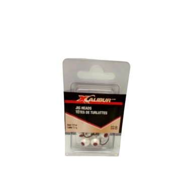 Jig Heads Red Eye 1/4oz. 8pk Xcalibur