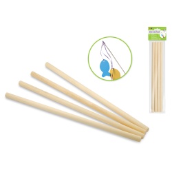 Craftwood: Natural Dowel 7/16x12" 4/pk."