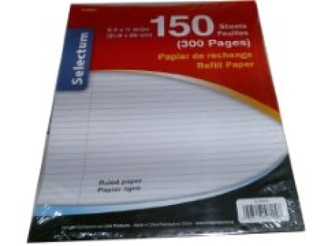 150 Sheet Ruled Refill Paper