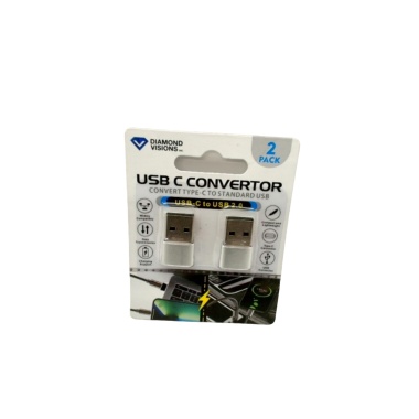 USB-C to USB 2.0 Converter 2pk. Diamond Visions