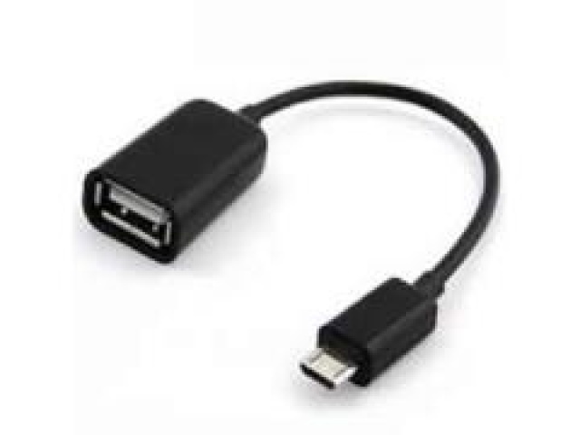 Cable microUSB to USB female OTG adapter cable