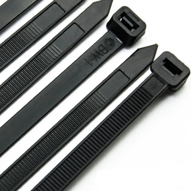 Nylon cable tie 17.75 inch 50 lb black 100 pack
