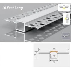 LED strip flexible drywall channel 15-13mm 6 feet long - add LED lighting between drywall sheets