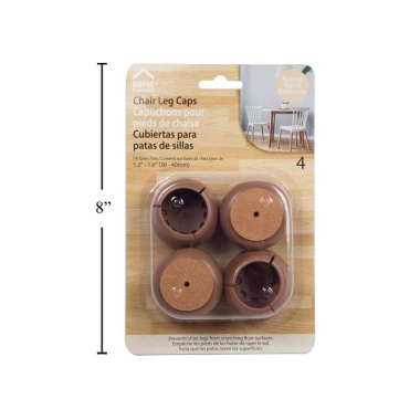 Round Chair Leg Caps 4-pc. 30-40mm. Home Essentials