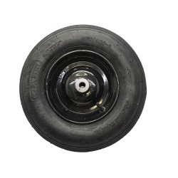 Wheelbarrow Tire w/Rim 4.80/4.00-8 2 Ply Rating 6 Hub 5/8" Br"