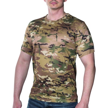 Military T-shirts Xlarge Uniflage Kwik Dry Short Sleeve