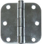 Hinge - door 3 brushed stainless set/2 w/screws