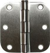 Hinge - door 3 nickel finish set of 2 w/screws