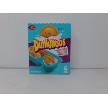 Dunkaroos Vanilla w/Rainbow Chip Frosting 6 x 28g. (or 3/$4.99)