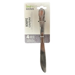 Dinner Knife 4pk Stainless Steel Ideal Kitchen