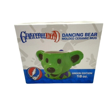 Grateful Dead Dancing Bear Molded Ceramic Mug 18oz.