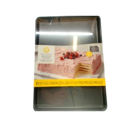 Sheet Cake Pan Set 9 X 13" 2pk. Wilton"