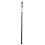 Curtain Rod Matte Black 42-72, 22/25 dia, hanger Bodico