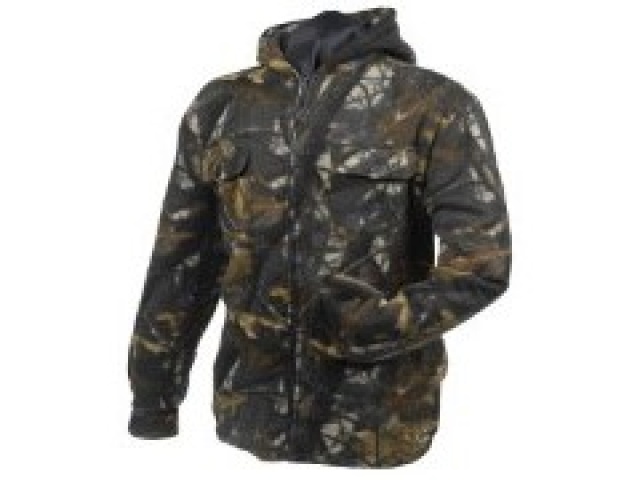 Sherpa fleece hooded jacket XLarge - camouflage SPECIAL PRICE